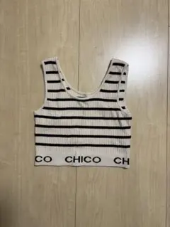 CHICO ストライプ タンクトップ