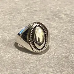 12号 シルバーリング 指輪 古着 Silverring マット メンズアクセのサムネイル