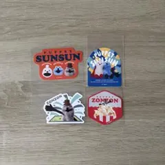 パペットスンスン キラキラダイカットステッカーセット ノンノン ゾンゾン L