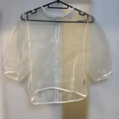 TOPSHOP シースルー半袖トップスのサムネイル