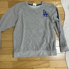 LAロゴ グレー トレーナー