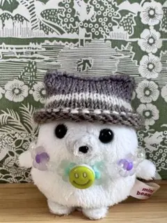 ミニビーンズ せいうち あざらし ぬい服 帽子 ハンドメイド 猫耳 ちいかわ