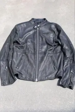 本革レザージャケット　ダブルジップ短丈swagarchive opiumpunkのサムネイル