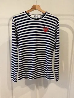 PLAY COMME des GARCONS ボーダーカットソー S