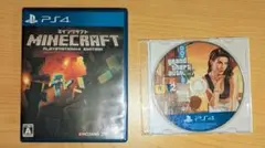 PS4 マインクラフト グランド・セフト・オート5 ソフト