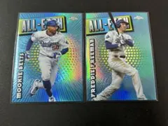 topps chrome 2025　ベッツ　フリーマン　ドジャース　インサート