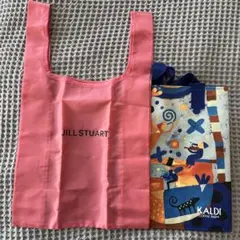 JILL STUART ピンク エコバッグ　カルディ　エコバッグ