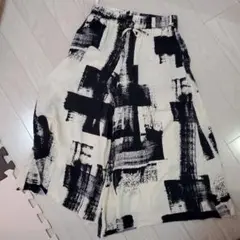 しまむら　ガウチョパンツ　スカーチョ　L