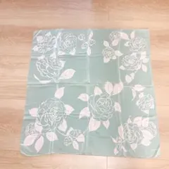 CHANEL シャネル　スカーフ　グリーン　花柄　正規品　送料無料