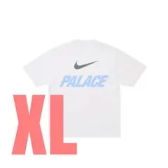 パレス ナイキ フォントスウッシュ Tシャツ ホワイト コラボ 半袖 白 