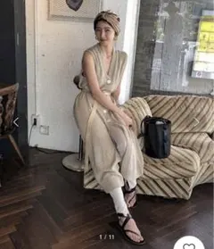 トゥデイフル　todayful ニットロングベストのサムネイル