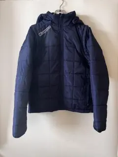 美品 No.3544 US古着Kappa ネイビー ダウンジャケット SMALL