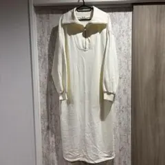 INGNI アイボリー ハーフジップ トレーナー