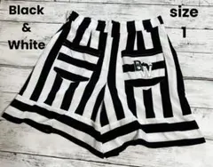 Black&White　キュロット　サイズ1　ゴルフ　ブラックアンドホワイトのサムネイル