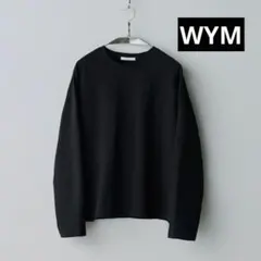 WYM EXTRA FINE COTTON CROPPED L/S TEE S