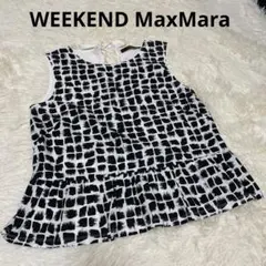 Weekend ウィークエンド セットアップ ストライプ ノースリーブ L/M 