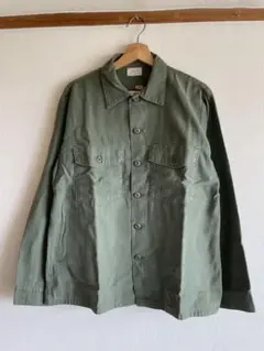 実物 60s US ARMY ユーティリティシャツ OG107 16ハーフのサムネイル