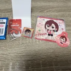 極楽湯　ダンダダン 銭湯錠風キーホルダー　モモ　コースター