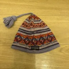 patagonia 幾何学模様 ニット帽