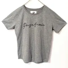 ONIGIRI グレー 半袖Tシャツ ロゴ Lのサムネイル