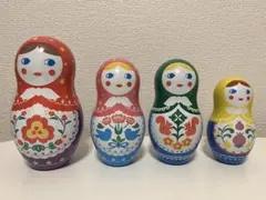 ショコラーシカ　4個セット　空き缶　メリーチョコレート