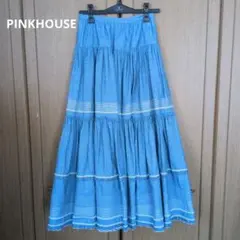 PINK HOUSE デニムティアードスカート ロング丈のサムネイル