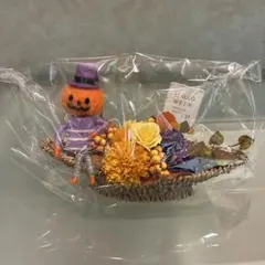 早割❕ハロウィン壁掛けフラワーアレンジオブジェNo382 - メルカリ