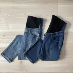 マタニティパンツ デニム