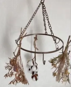 アンティーク円形ハンギングホルダー ！美品