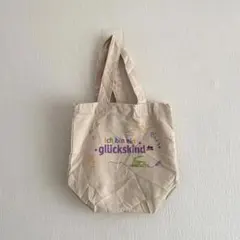 ドイツ dm ミニ リュック エコバッグ ユーロバッグ コットンバッグ 古着