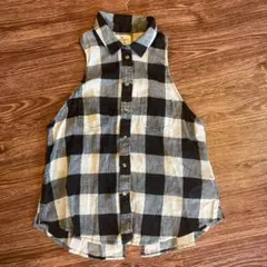 American Eagle チェックノースリーブシャツ⭐︎即納のサムネイル
