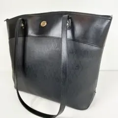 極美品✨ディオール トートバッグ ハニカム柄 PVC レザー ブラック