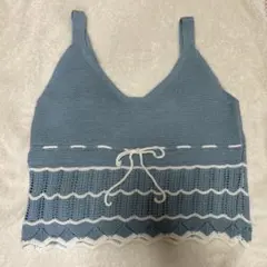 GU ブルー ビスチェ 251-330155