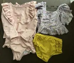 女の子用水着セット　100センチ　リセマイン　プティマイン