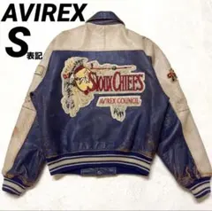 ス*ー様 AVIREX レザースタジャン USA製 本革 ヴィンテージ加工 雰囲