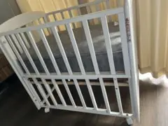 KATOJI ミニベビーベッド プラホワイト 90×60cm