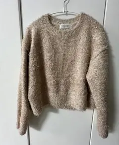 アルページュストーリー　ラメリブニット　ピンク アルページュストーリー ラメリブニット