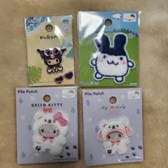 パイルワッペン たまごっち サンリオ セット セリア ふわふわスノー