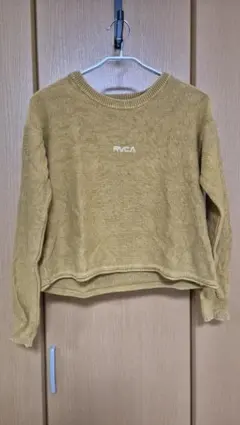 RVCA ニットセーター マスタード色