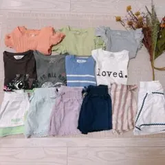 女の子服　夏服　まとめ売り　Tシャツ ショートパンツ　110cm