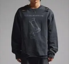 GRANCY】Print Design Sheer Knit - メルカリ