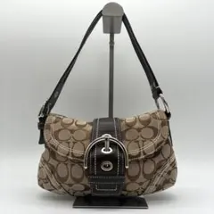 COACH コーチ シグネチャー ハーフムーン ソーホー　ワンショルダーバッグ