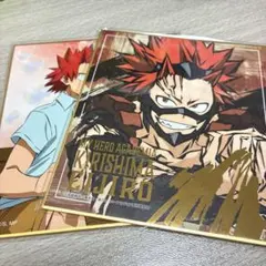 僕のヒーローアカデミア ヒロアカ 切島鋭児郎 ミニ色紙 2枚セット