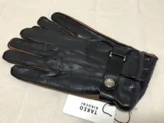 485新品TAKEOKI KIKUCHIタケオキクチ羊革レザーメンズベルト付手袋