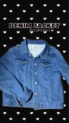 韓国オンニ？！ストーン付きデニムジャケット໒꒱