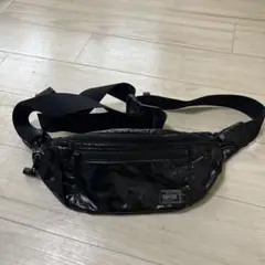 PORTER 黒 ボディバッグ・ウエストポーチ