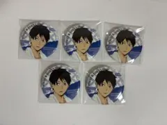 ハイキュー 極楽湯 影山飛雄 缶バッジ5つセット