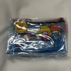 サンリオ　キキララ　ヴィンテージレトロ　クリアカセット風ポーチ