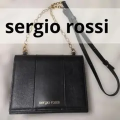 sergio rossi チェーン 斜め掛け ショルダーバッグ　セルジオロッシのサムネイル