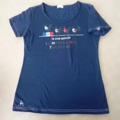 le coq sportif ネイビー 半袖Tシャツ
